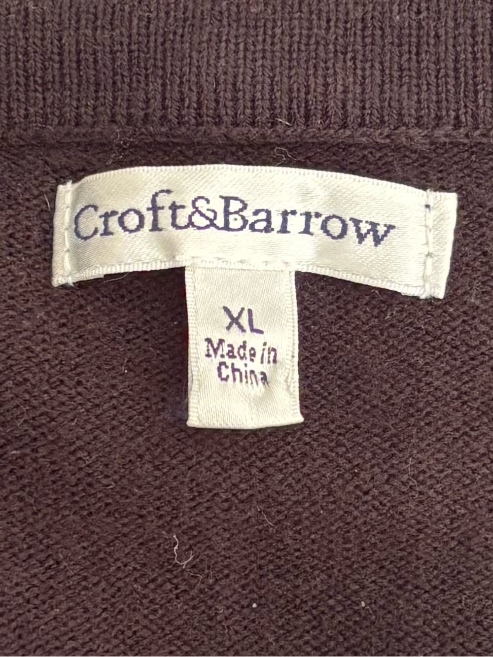 Black Lavender Gray Argyle Lightweight Button Down Cardigan Sweater Career XL - Picture 6 of 7